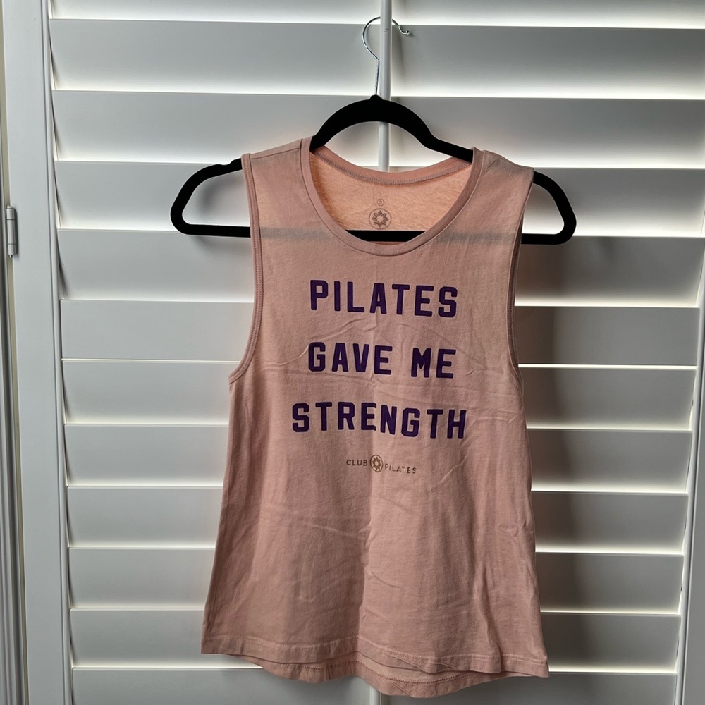 Club Pilates tank ‘Pilates Gave Me Strength’ size S